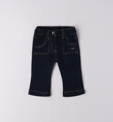 pantalone denim lungo neonata/bambina